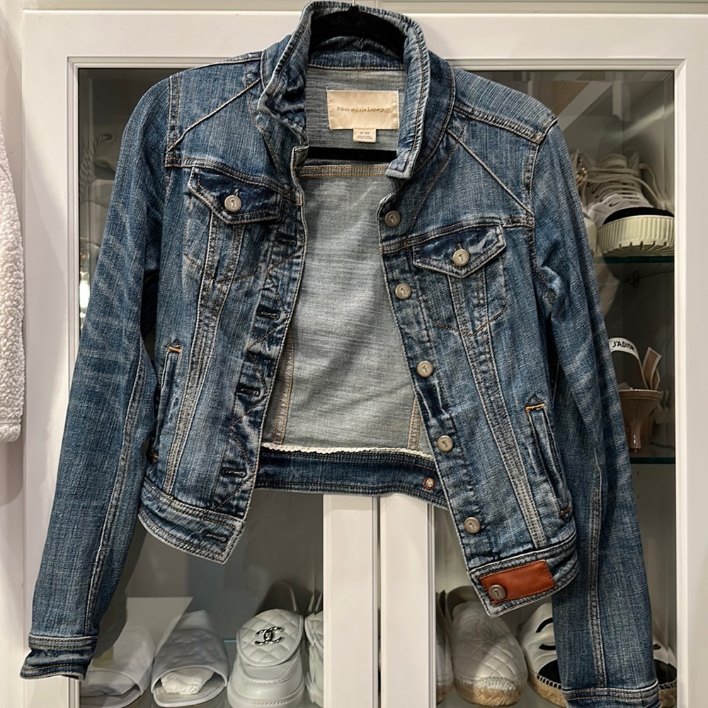 Denim jacket from Anthropologie